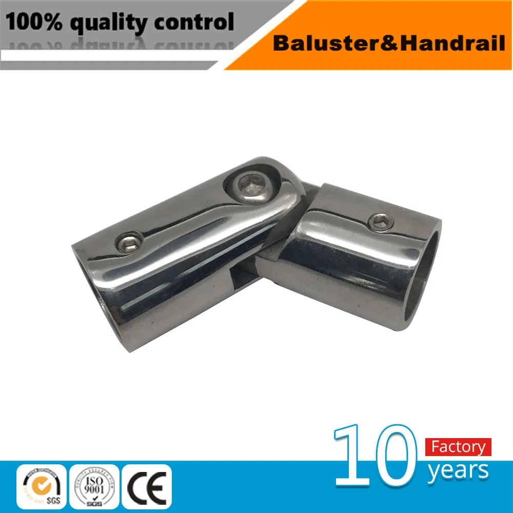 Holyhome Stainless Steel Post Indoor Railing Handrail Fittings Stair Railing