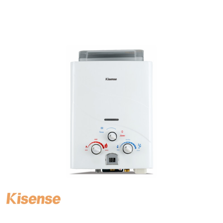 Easy Temperature Control Gas Water Heater with Bright LCD Display