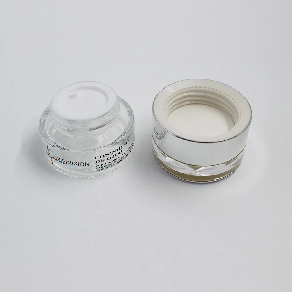 Empty Acrylic Airless Bottles with Transparent Cap for Cosmetic Packaging
