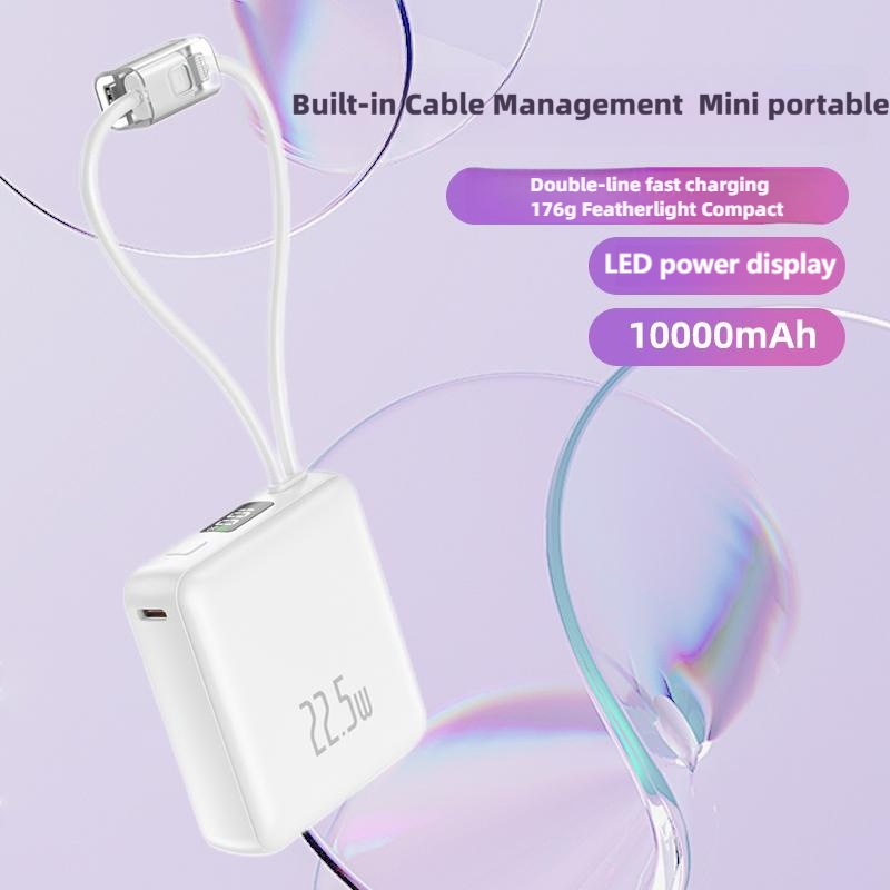 22.5W Pd+QC Dual Palm-Sized 22.5W Fast-Charging Power Bank