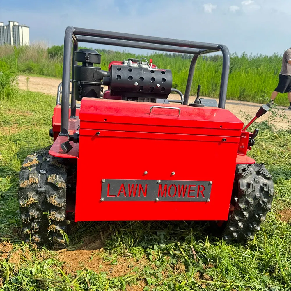 Газонокосилка самоходная бензиновая с дистанционным управлением