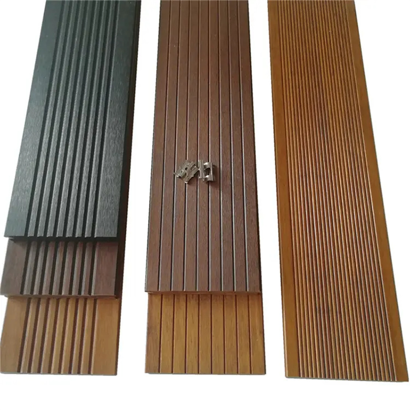 Outdoor Solid Pool Bamboo Decking Natural Flooring Weatherproof Anti-Slip Outdoor Bamboo Decking