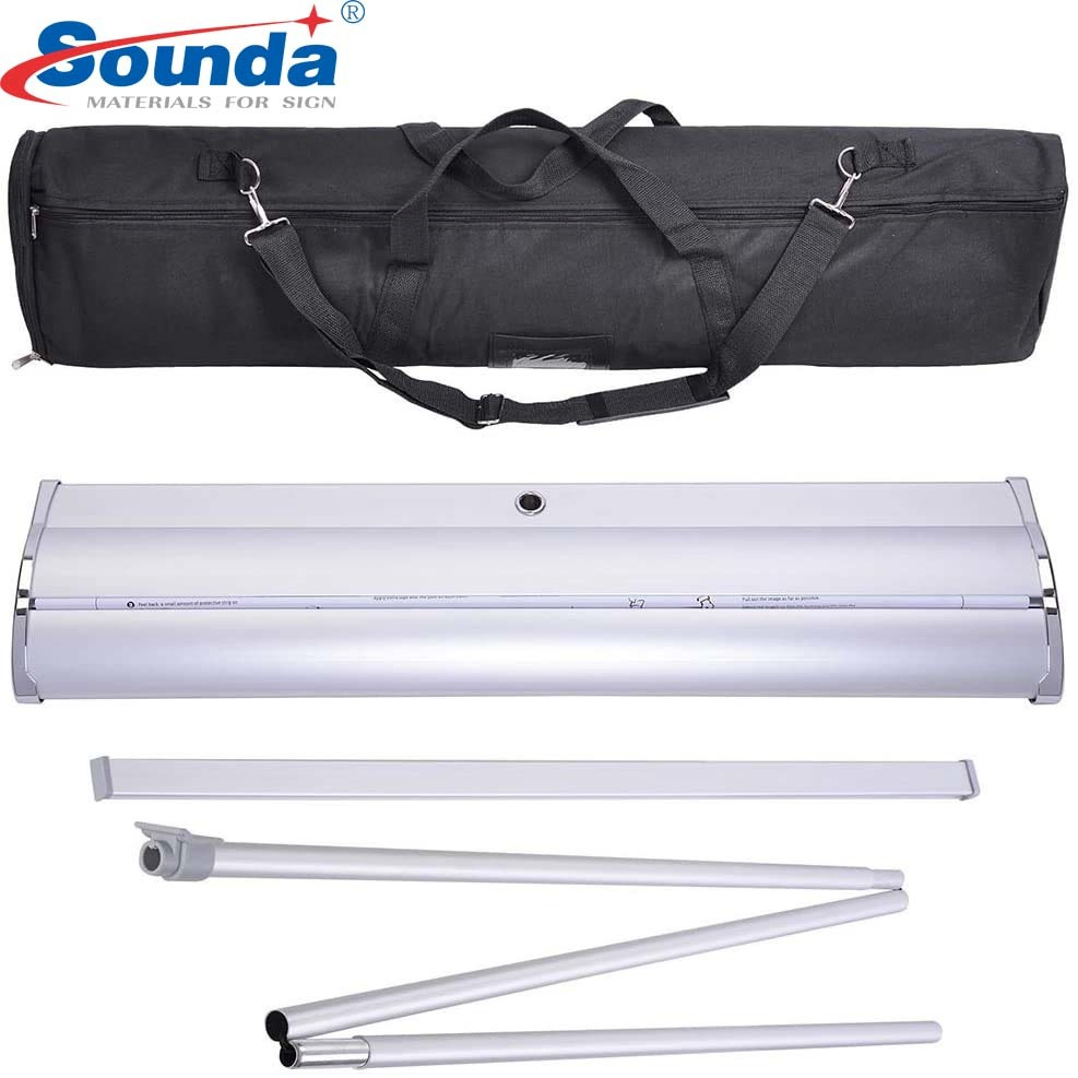 Aluminum Economical Roll up Display Roll up Banner Advertising Stand