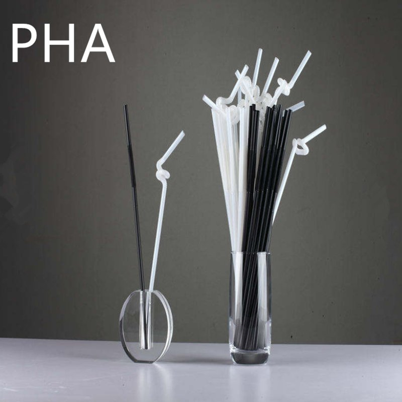 Eco-Friendly Single Stick Packaging Disposable Biodegradable environment Friendly Bio Pha Straw
