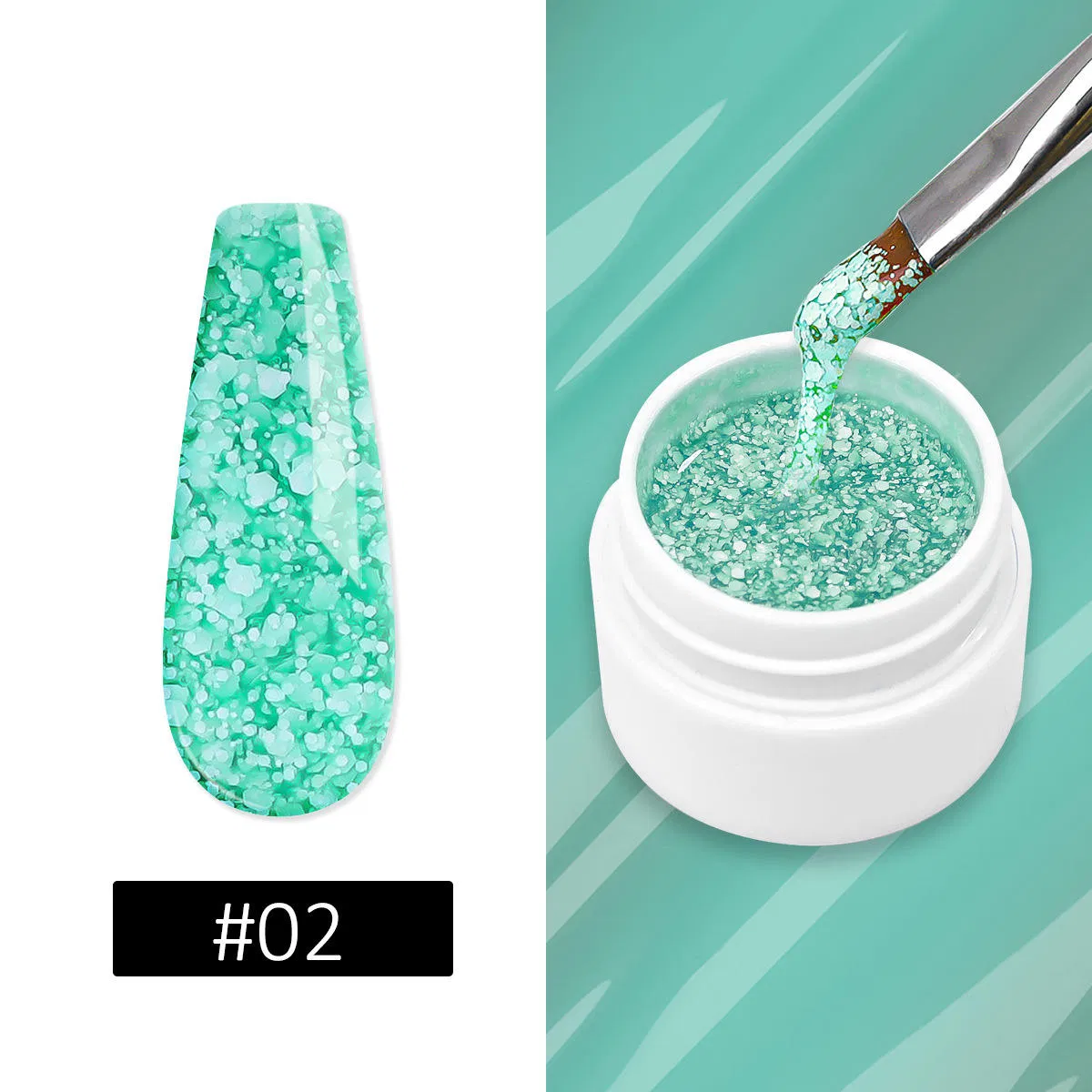 Colorful Glitter UV Nail Polish Snow Flakes Gel Snow Flake Painting Gel