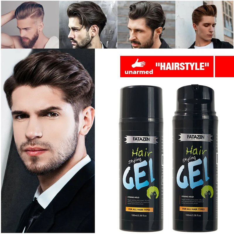 Custom Label Hair Styling Strong Hold Waterproof Hair Gel Powerful Holding Gel Strong Stereotype