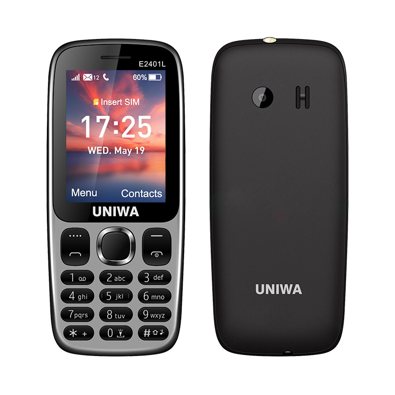 Кнопочный телефон Uniwa E2401L 4G, 2.4 дюйма