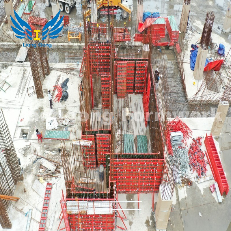 Steel Frame Panel Formwork with Plywood for Wall Construction