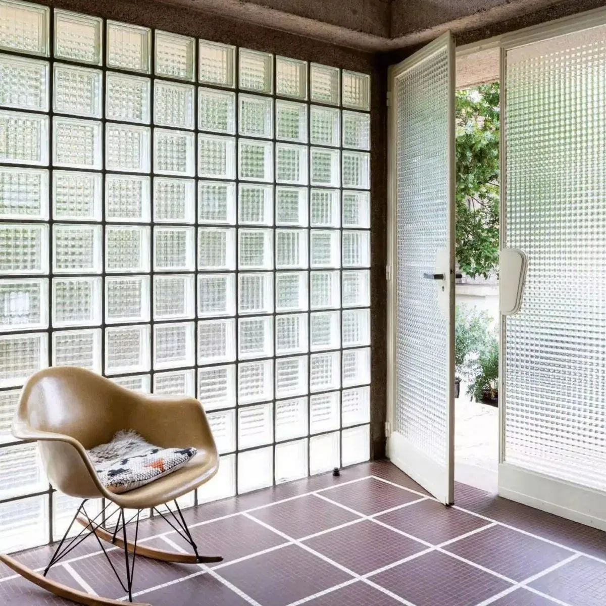 Popular Transparent Decorative Popular 190*190*80mm Glass Block Crystal Glass Bricks Hollow Glass Blocks