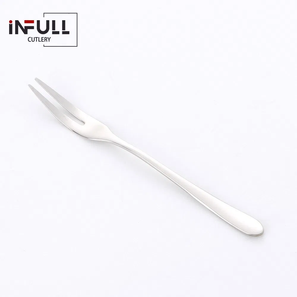 Amazon Price High Quality Stainless Steel Dessert Fork Customized Logo