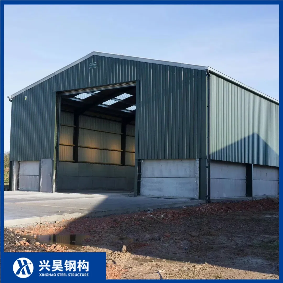 Fireproof Corrugated Sandwich Panel Cladding Steel Workshop Prefabricated/Prefab Industrial Metals Warehouse Heavy Steel Structure Workshop