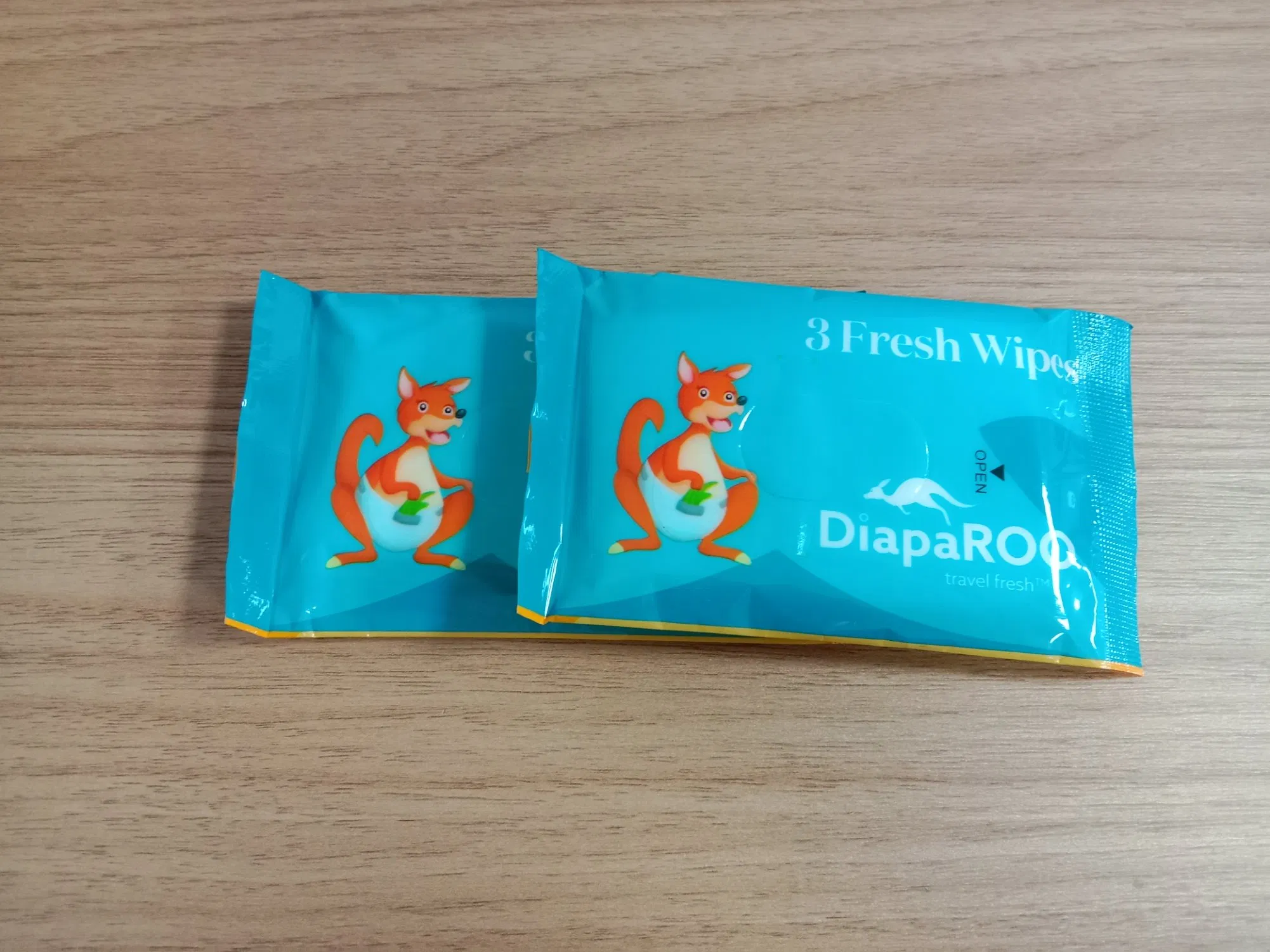 Cheap Wholesale 3PCS Individual Packing Portable Boxed Cleaning Baby Wet Wipe
