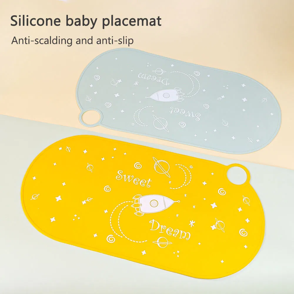 Silicone Baby Placemats Kids Dining Table Place Mats Placemat for Toddlers Kids