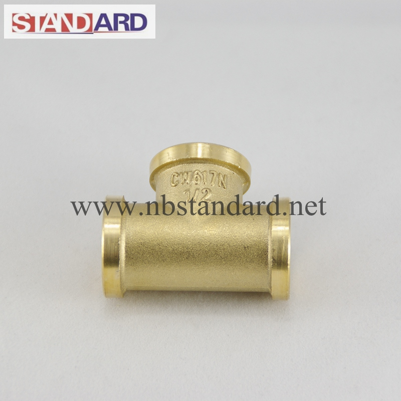 Brass Thread Tee Screw Fitting