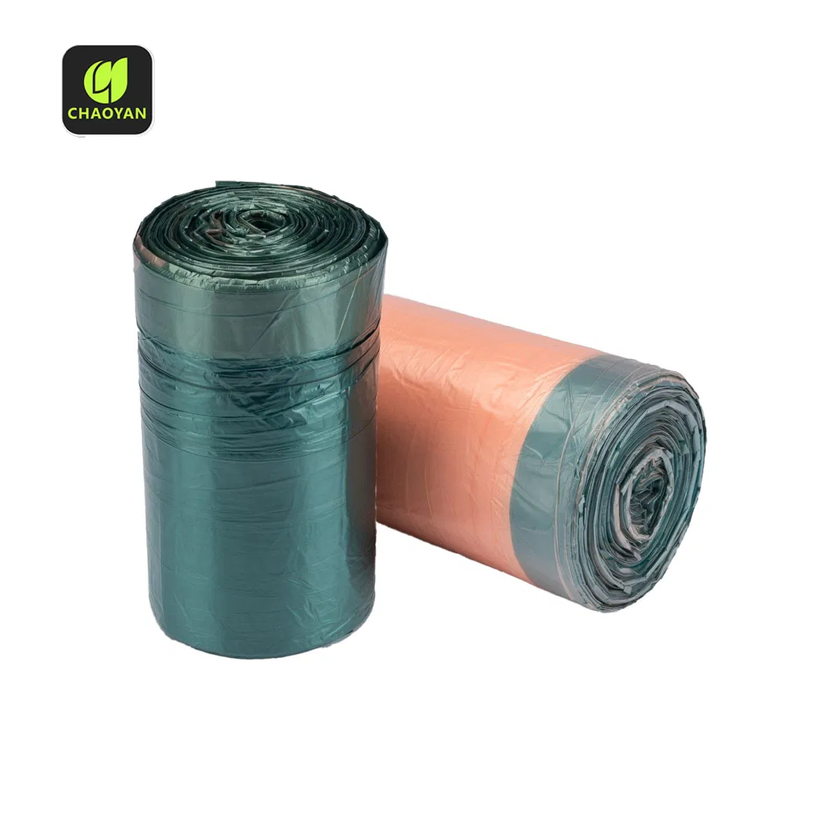 Мусорные пакеты 9 галлонов с логотипом, черные, усиленные