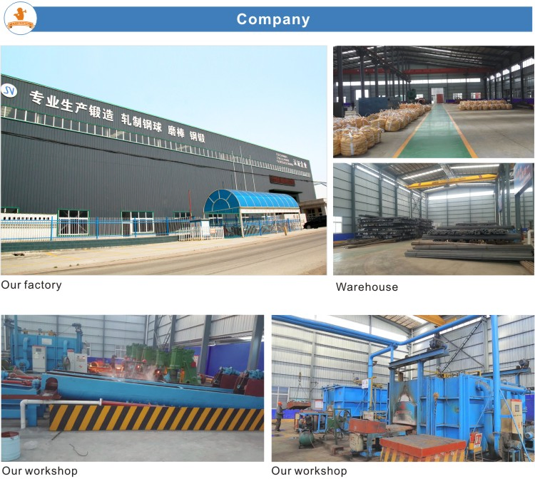 Кованые износостойкие стальные стержни для помола
