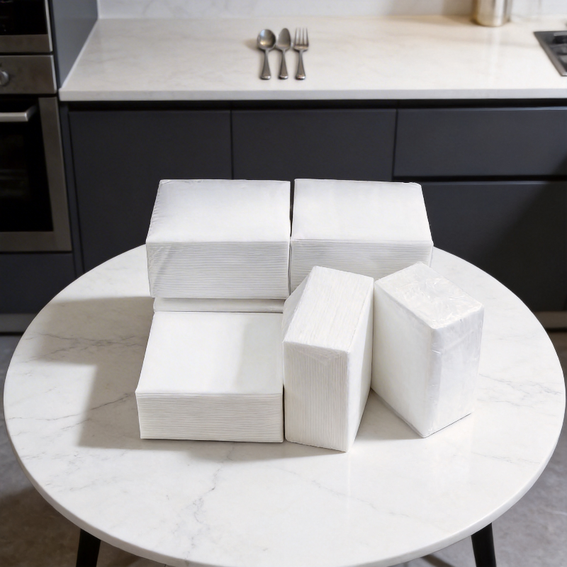 22/23/27/30cm Cocktail Napkins Wood Pulp Material Napkin for Hotels KTV Home Use