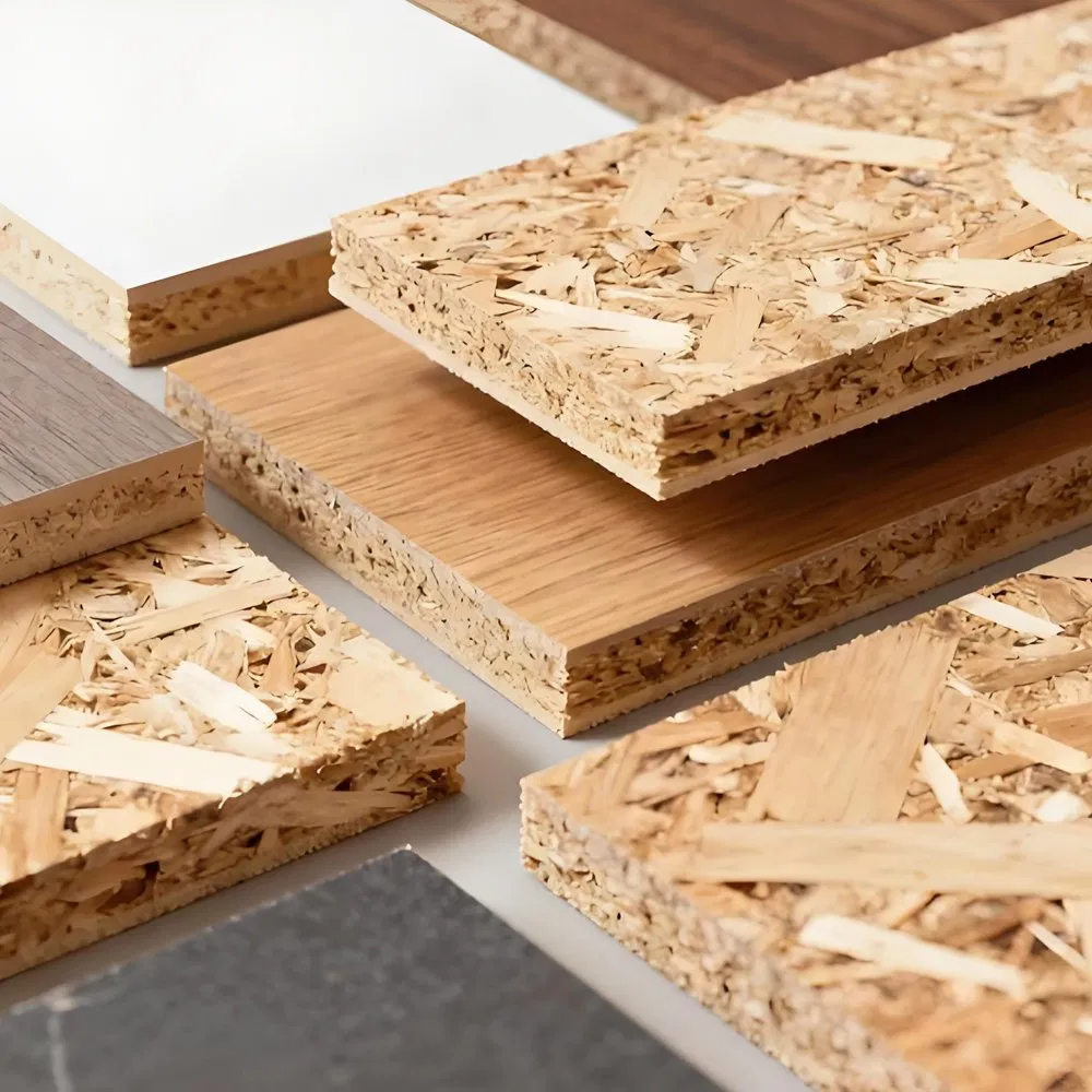 Melamine E1 Low Formaldehyde Custom Size Moisture Resistant Particle Board