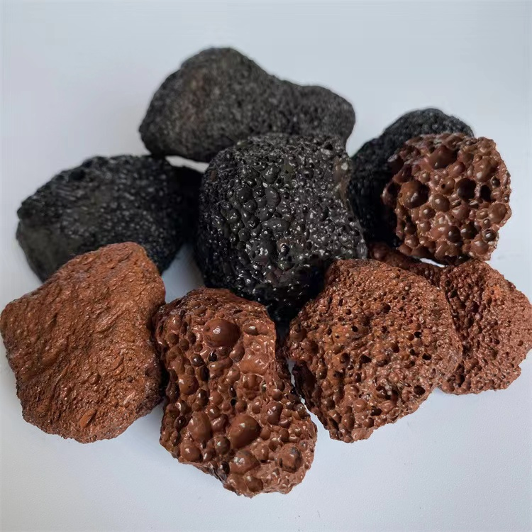 Cheap Water Filtration Black Lava Rock Aquarium Volcanics Natural Red Pumice Stone