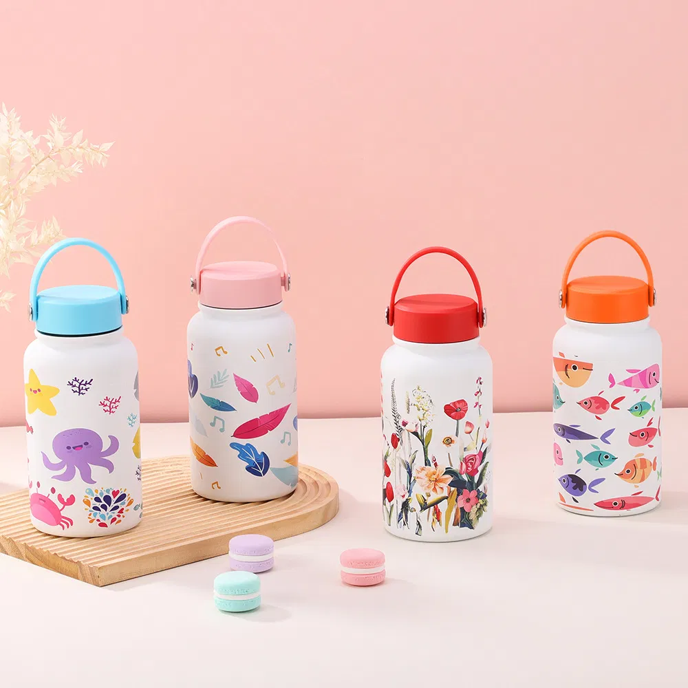 600ml Customized 304 Stainless Steel Water Bottle; Popular Big Capacity Bottle