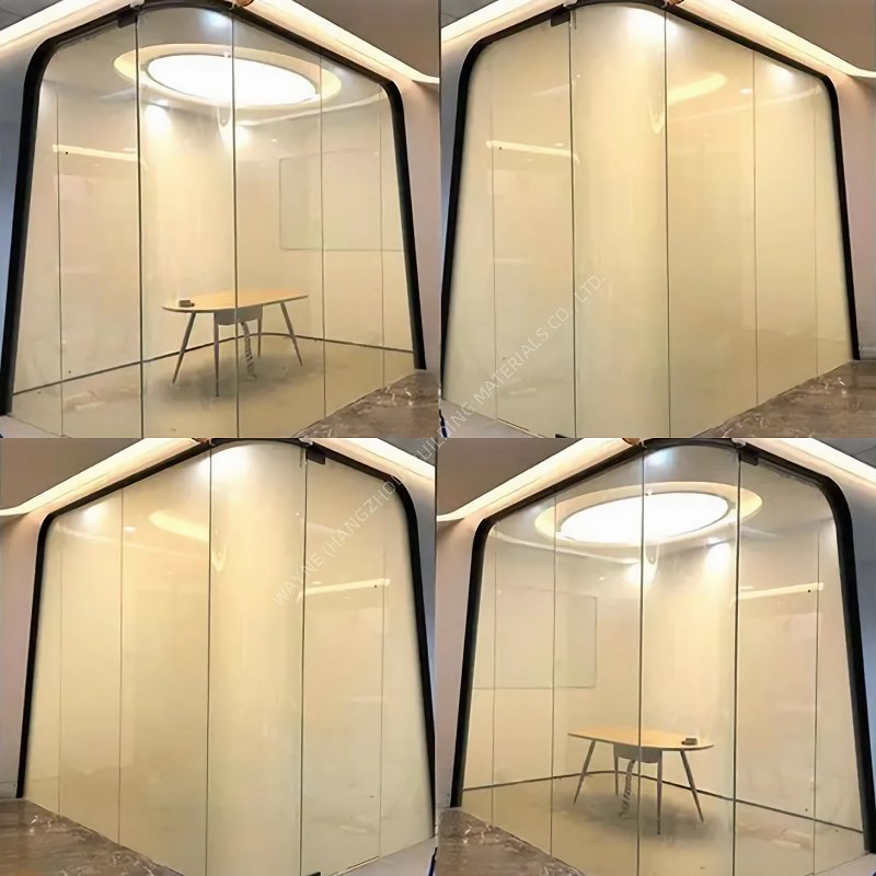 China Glass Factory Price Switchable Pdlc Smart Film Glass for Office Partition