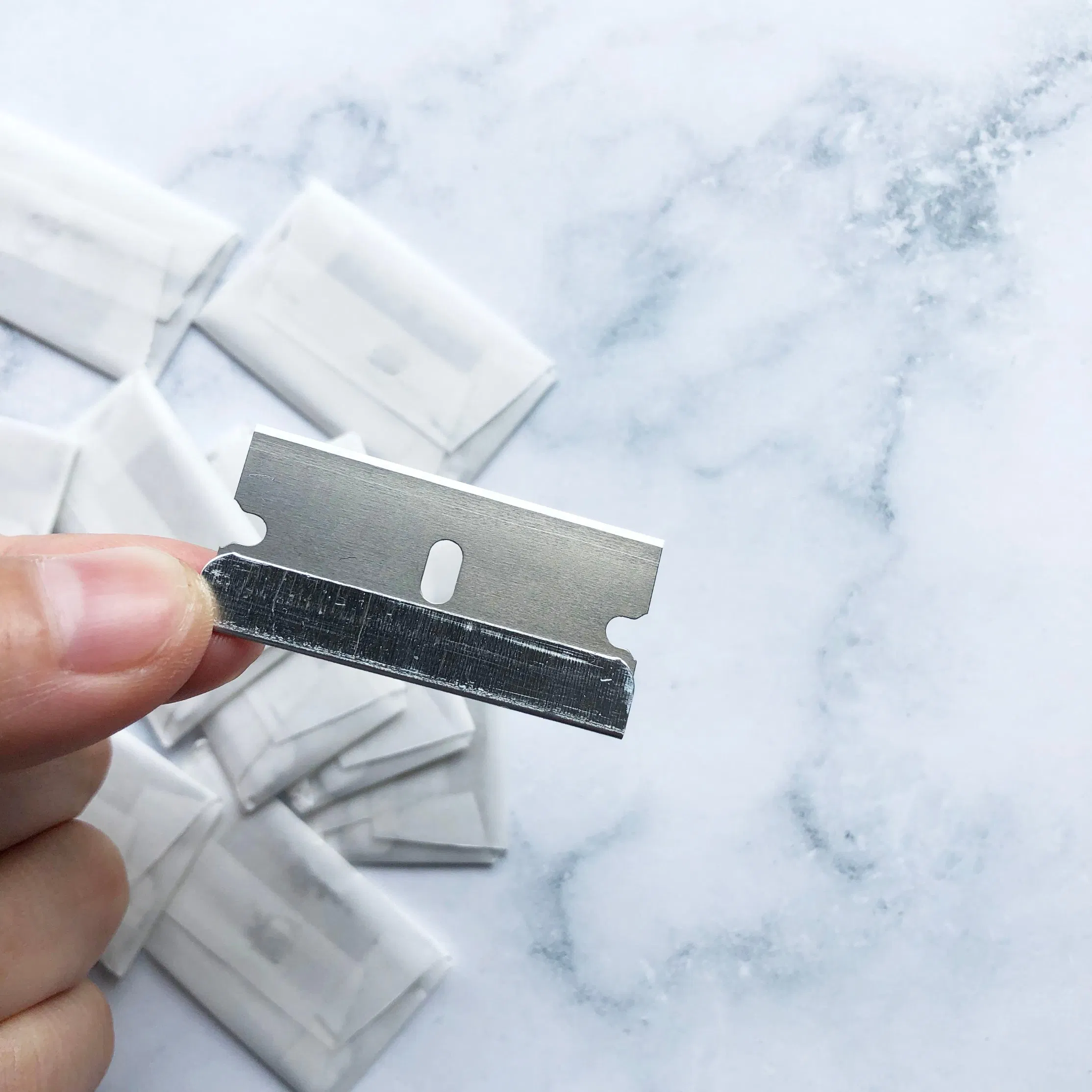 Razor Scraper Blade Glass Paint Oven Clean Carbon Steel Blade