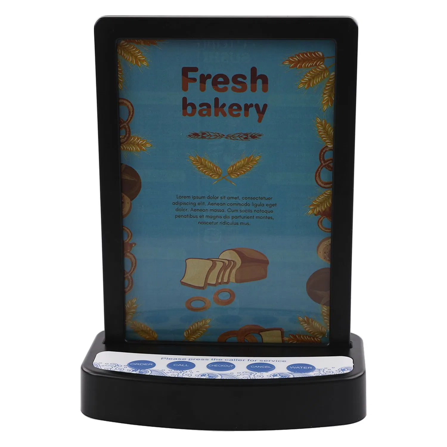 Wireless Call Button 5-Key Restaurant Pager Wireless Calling System Hospital Bar Cafe