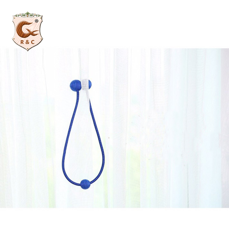 Home Curtain Holdbacks Woven Magnetic Curtain Tiebacks.