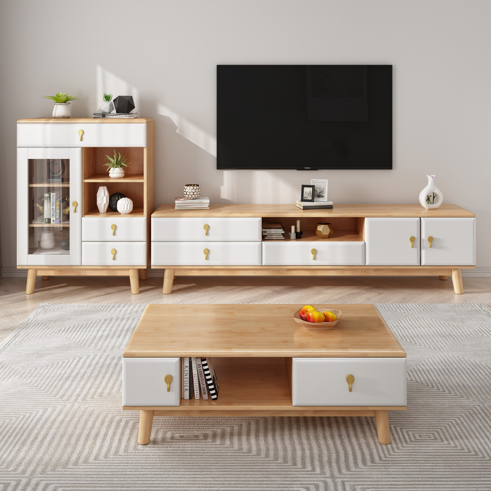 Комплект мебели для гостиной тумба под ТВ столик шкаф