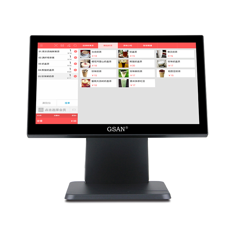 15.6 Inch Double Touch Screen Cashier Machine POS System POS Terminal