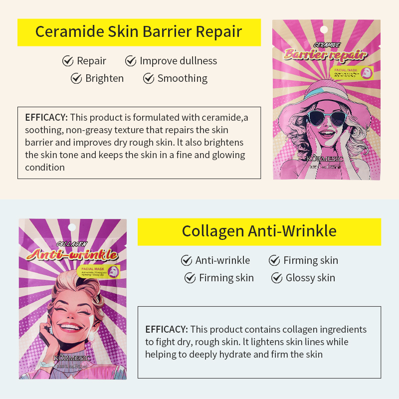 Factory Price Collagen Anti-Wrinkle Firming Facial Mask