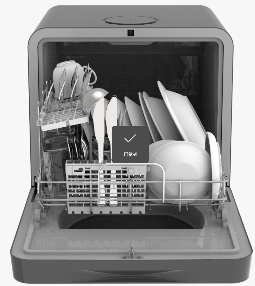 Mini Portable Countertop Dishwasher Kitchen Small Size Dish Washer Machine