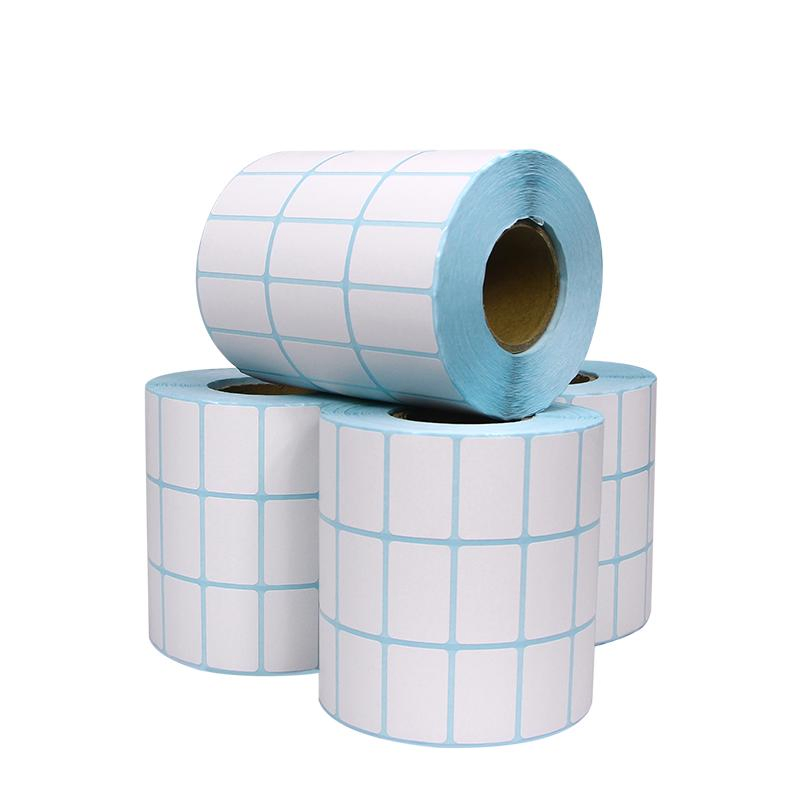 Custom Paper Size Blank Waterproof Barcode Printer Direct Thermal Sticker Roll Label