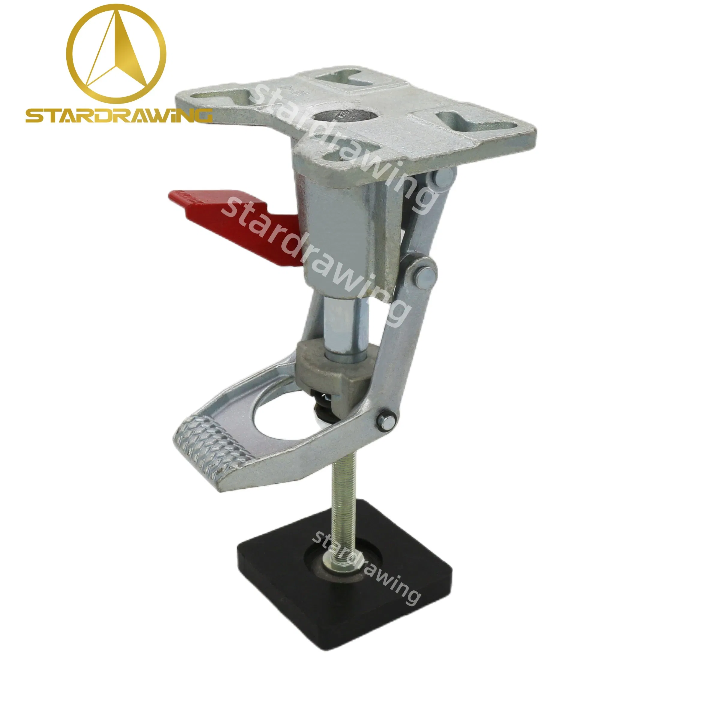 Stardrawing Heavy Duty Caster Adjustable Height Floor Locks 4/5/6/8/10 Inch Options