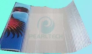 Silver Pinted Aluminum Film with Bubbles as Car Top Cover Materials