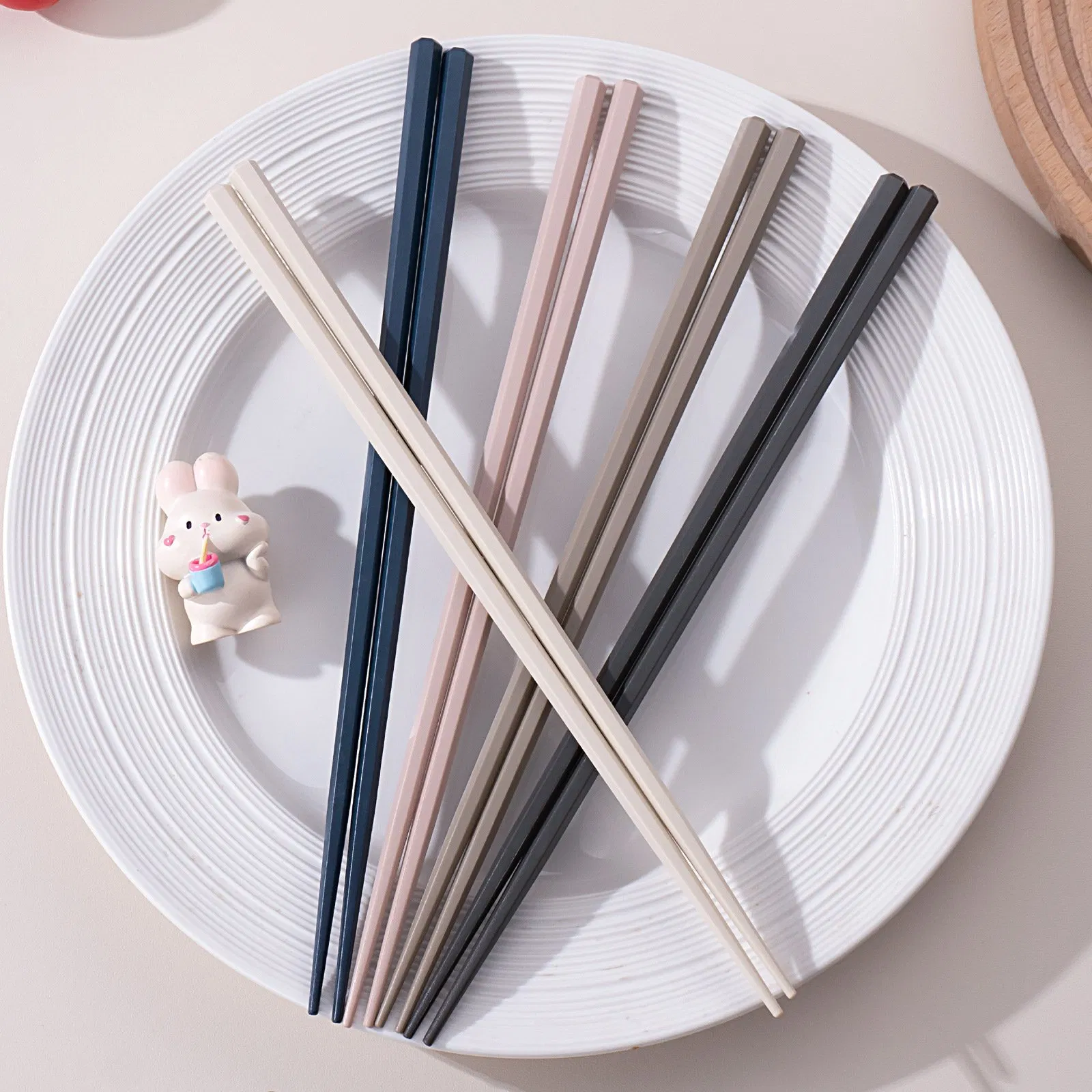 High Temp Resistant Alloy Chopsticks Non Slip Anti Mold Reusable Sticks Safe