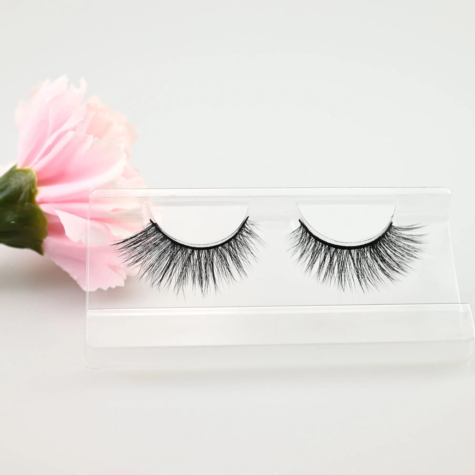 Mt Lashes China Wholesale Full Strip Natural Look Bushy 3D/5D Faux/Silk Mink False Eyelashes