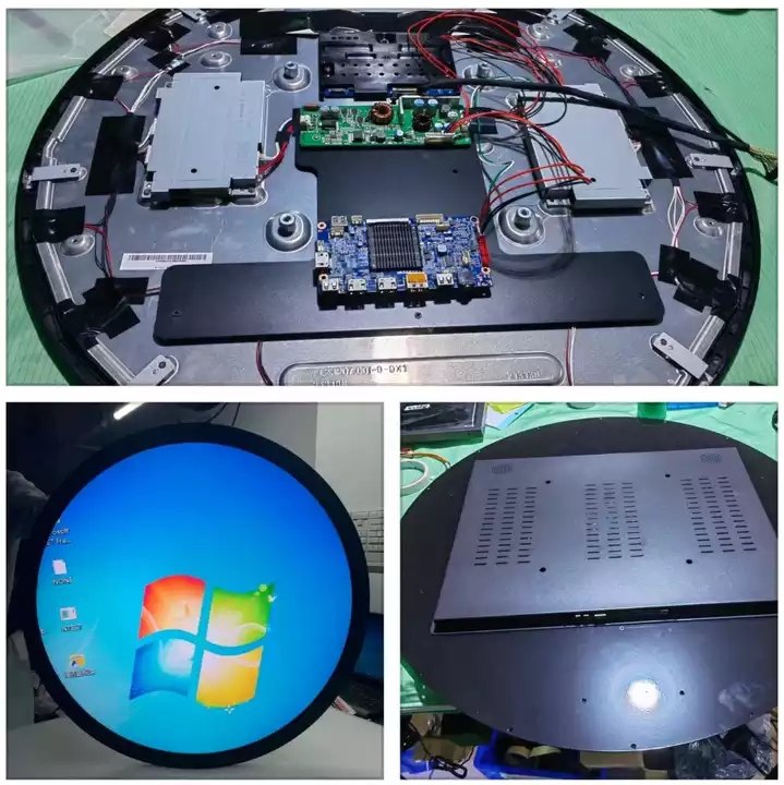 Круглый сенсорный LCD-экран 23.6 дюйма для Digital Signage