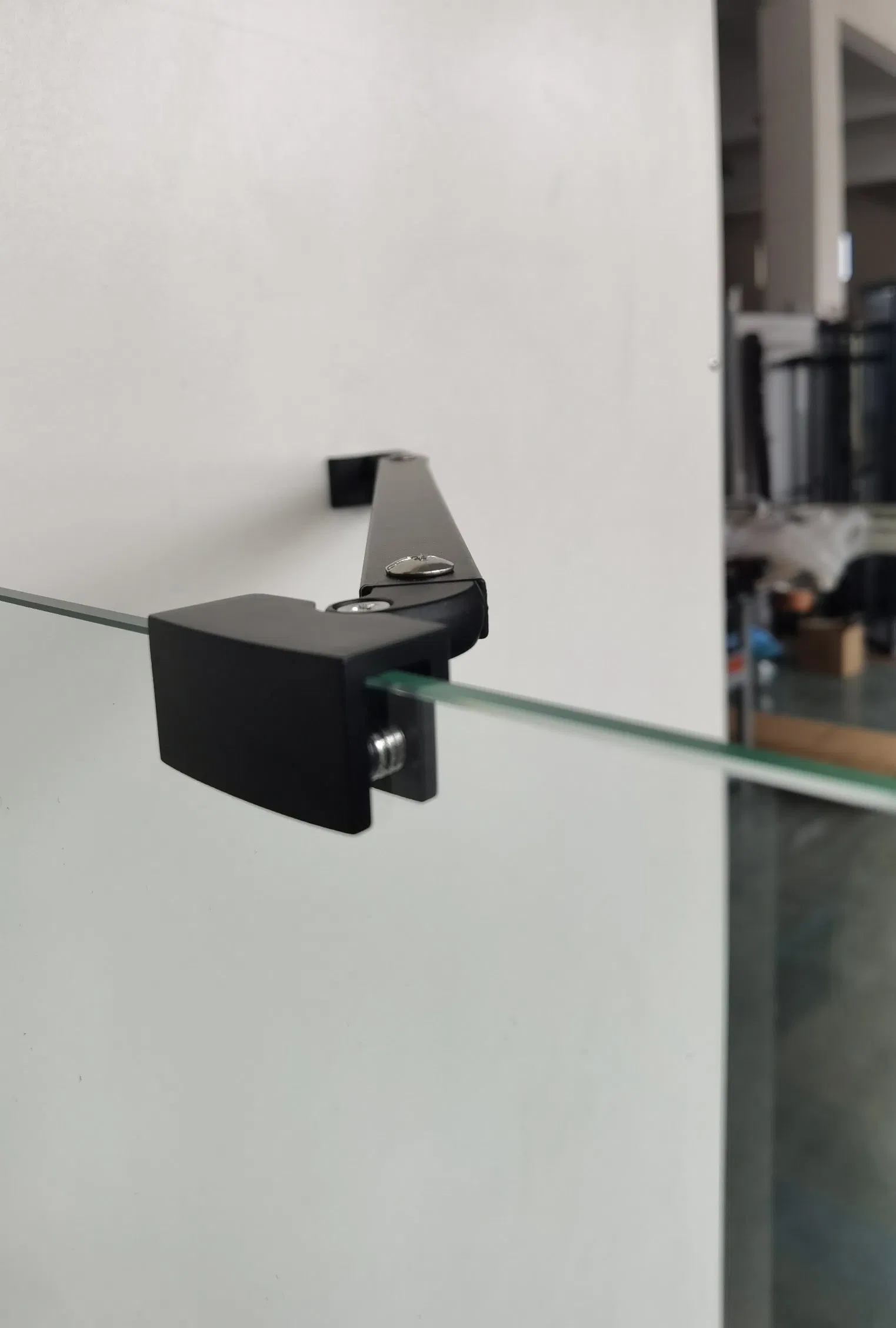 40cm Stainless Steel Frameless Shower Enclosure Fixed Panel Wall-to-Glass Support Bar