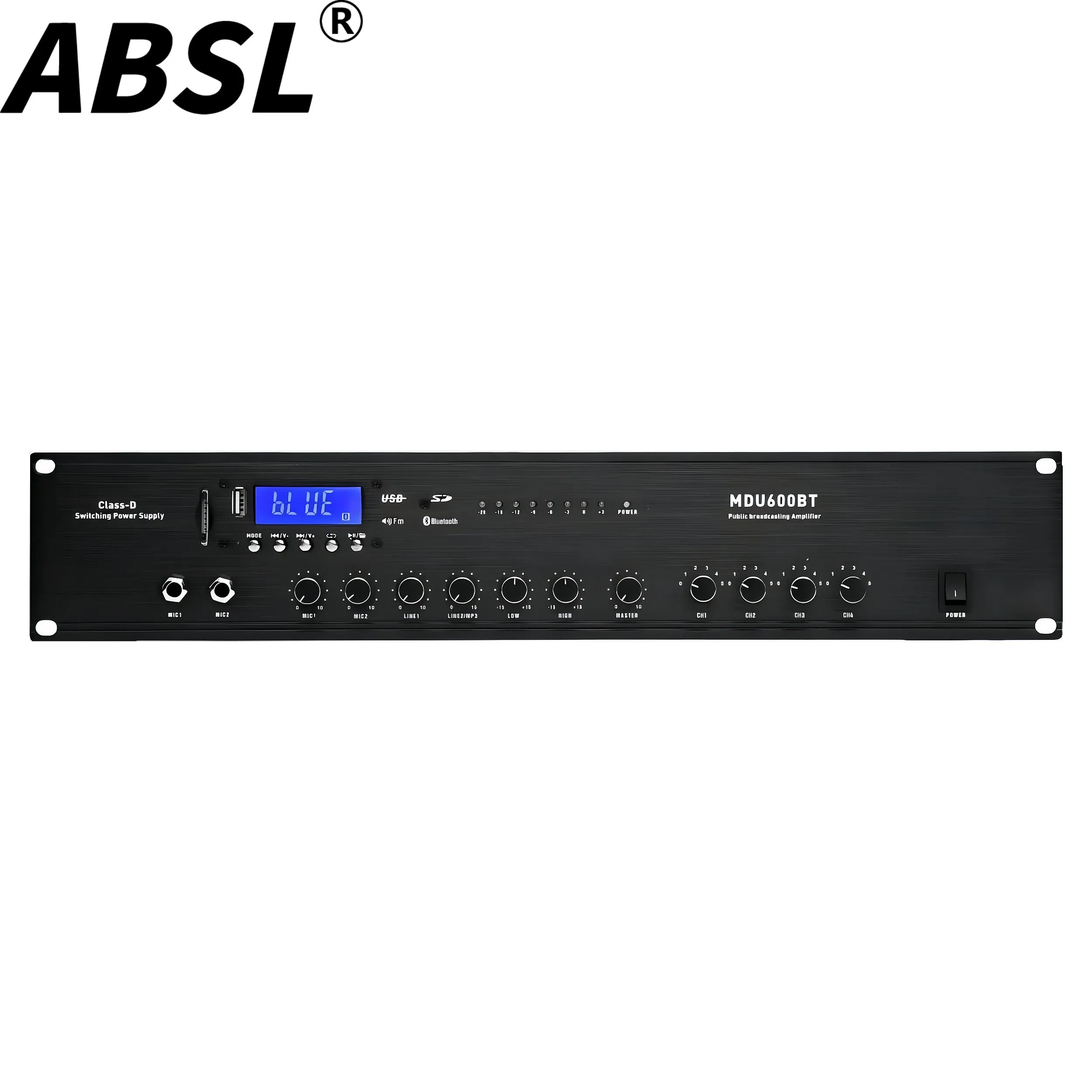 Цифровой усилитель мощности 400Вт с Bluetooth и 4 зонами