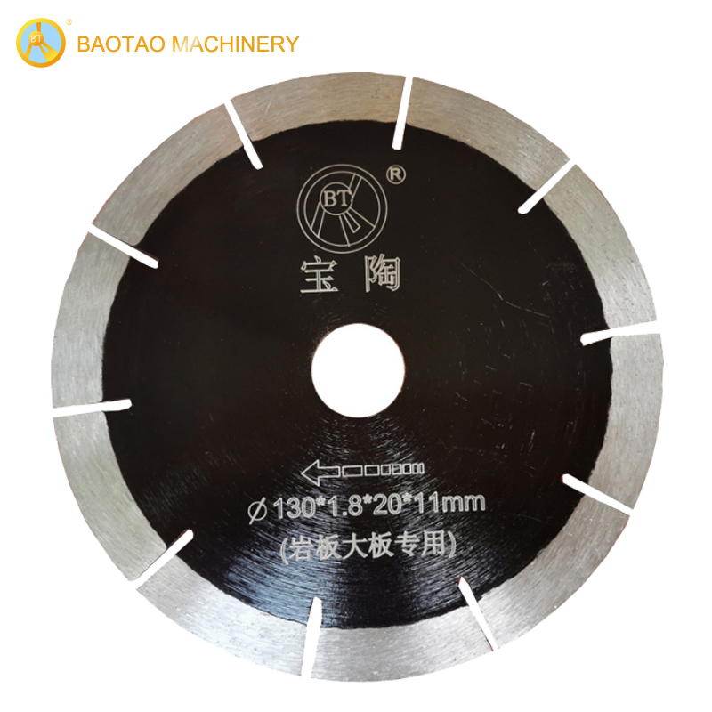 130mm Professional Black Diamond Segmented Blades for Heavy-Duty Use