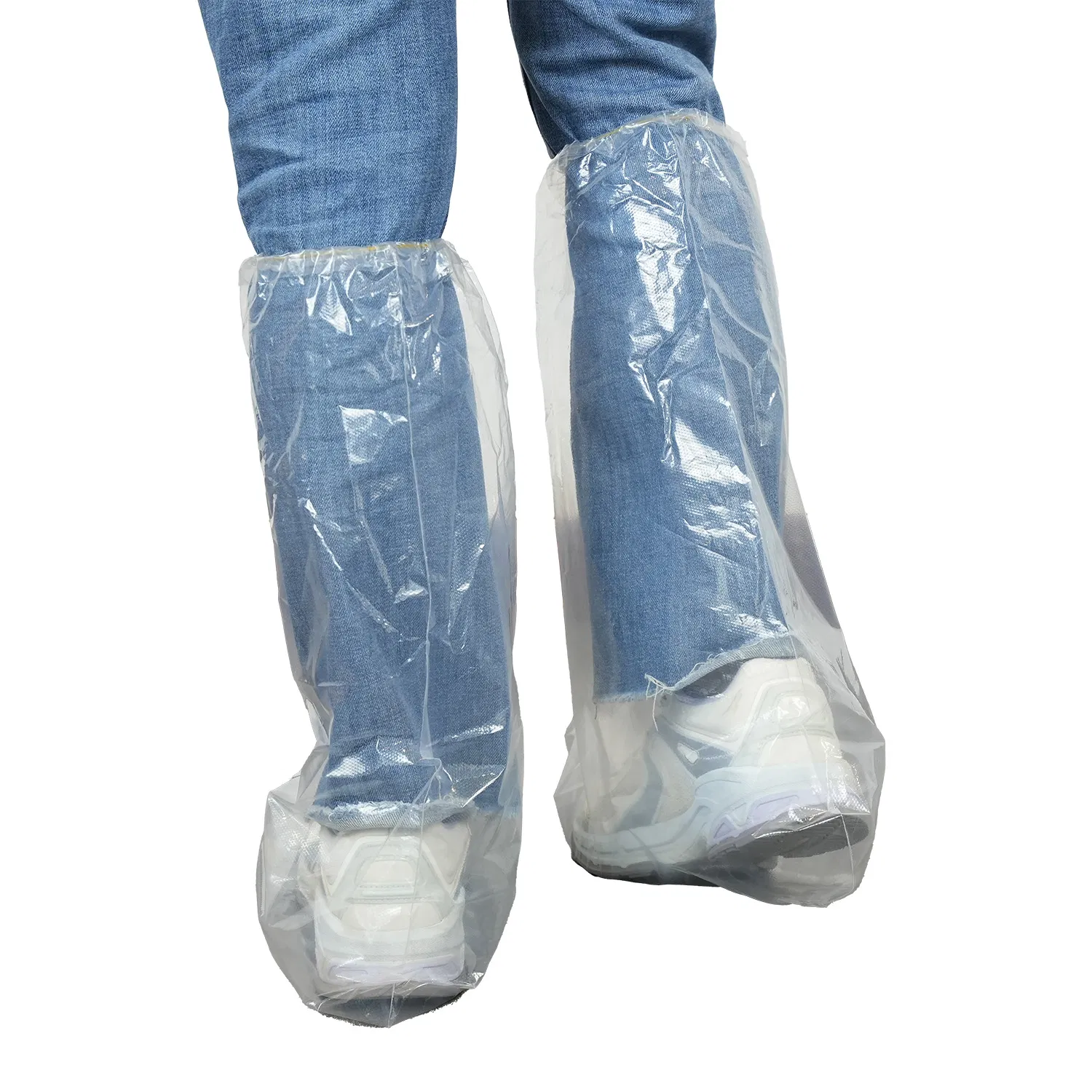 Disposable Waterproof PE Boot Cover for Agribusiness and Processing Plants