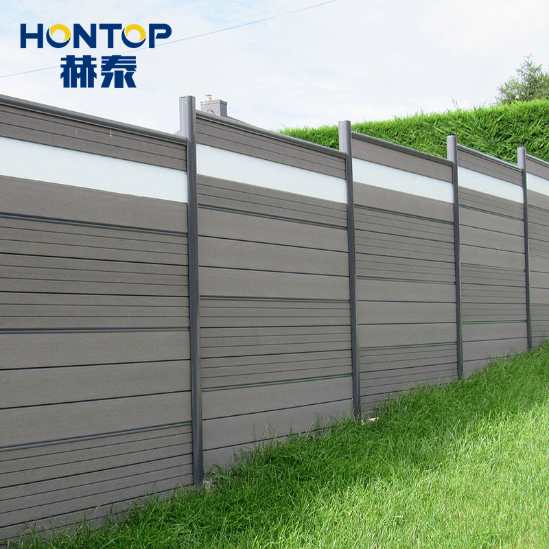 Easy Installation WPC Fence Composite Wood Outdoor WPC Fencing Panels