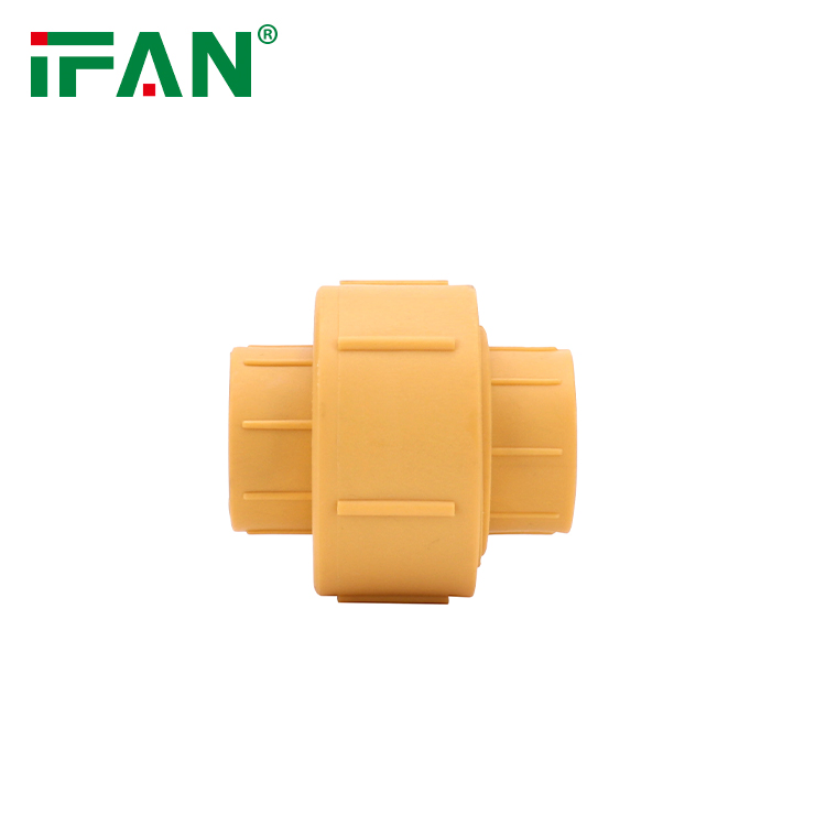 Ifan ISO 15874 Direct Sale 20-63mm Yellow Pn25 Union PPR Fitting
