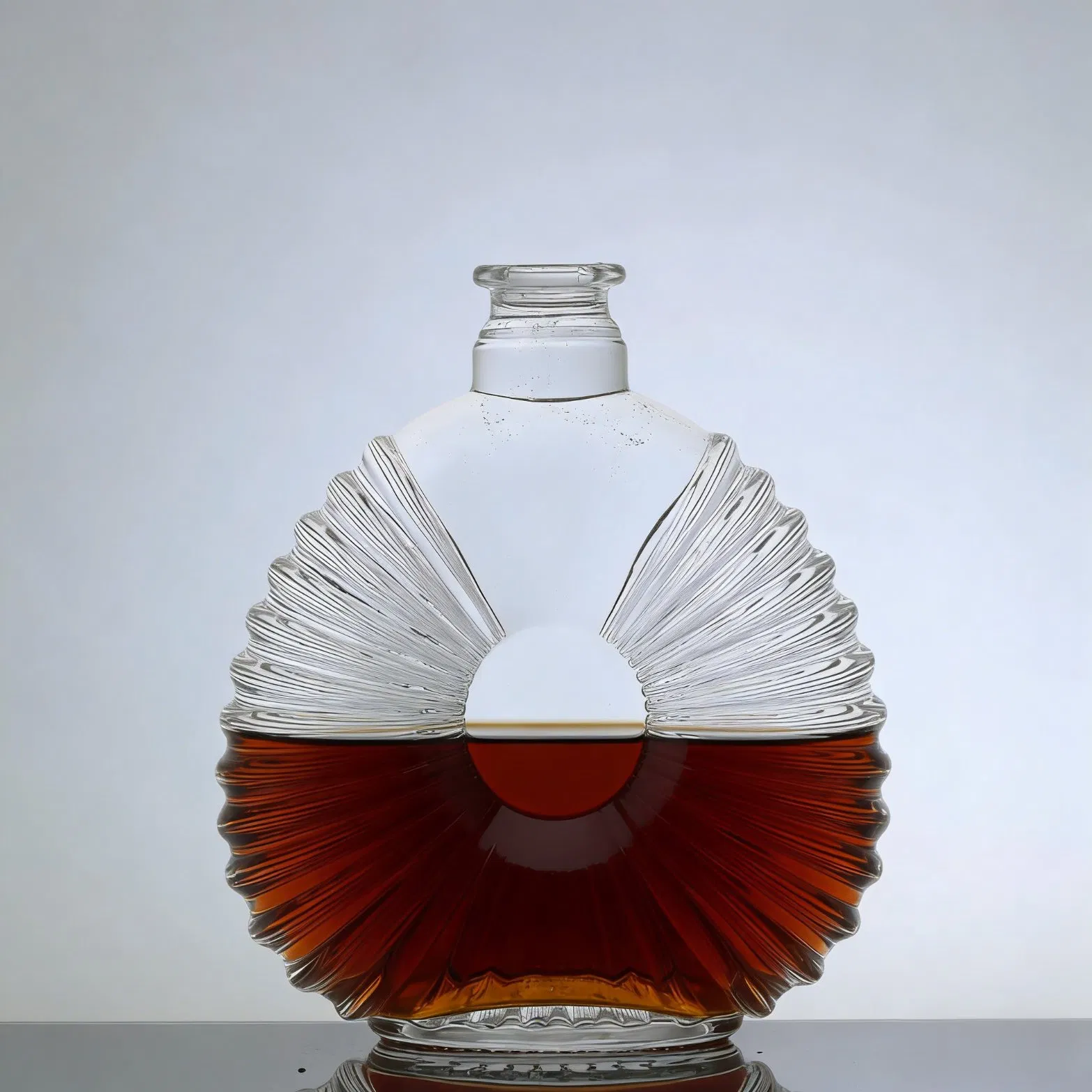 Manufacturer 500ml Empty Flint Glass Liquor Bourbon Whisky Vodka Tequila Xo Bottle