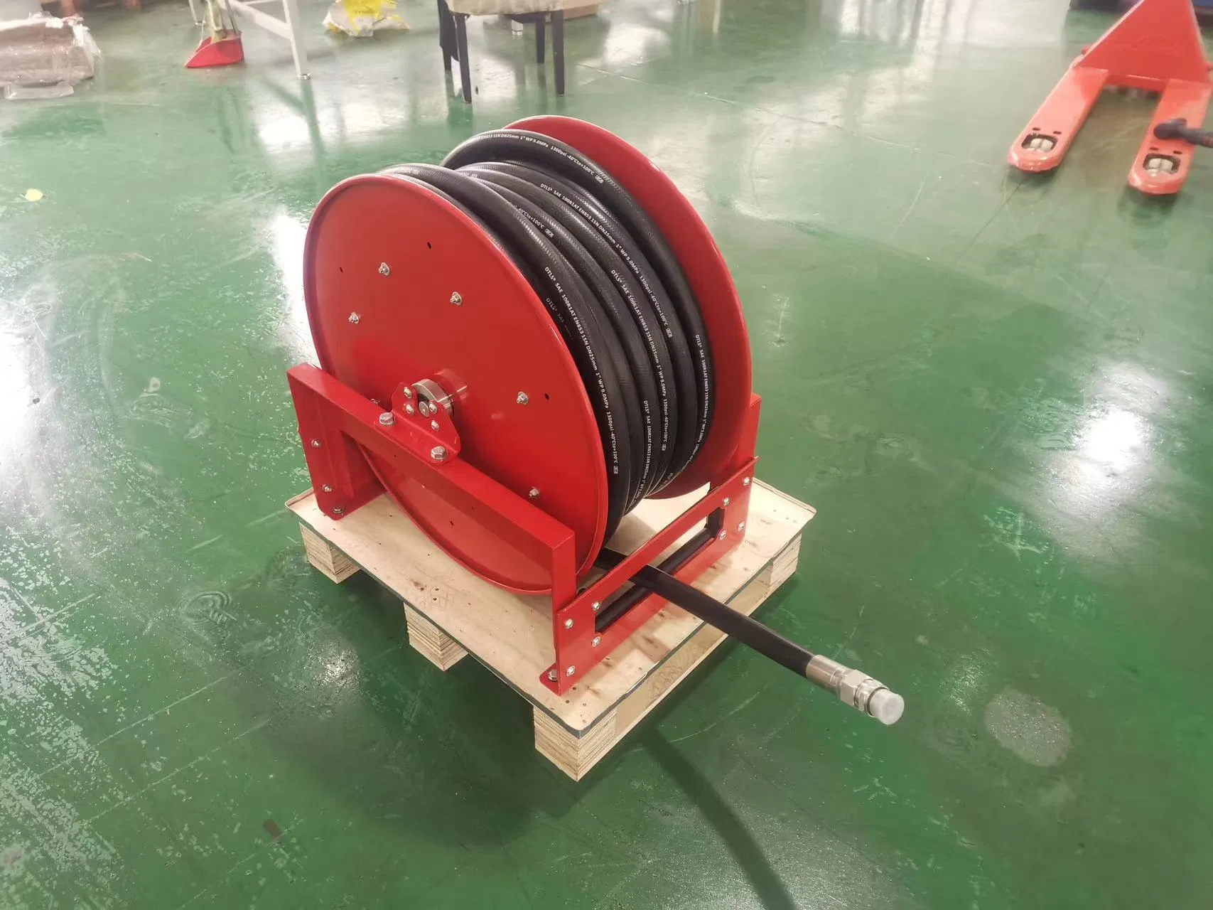 Portable Carbon Steel Metal Reel/High Pressure Air Retractable Garden Hose Reel