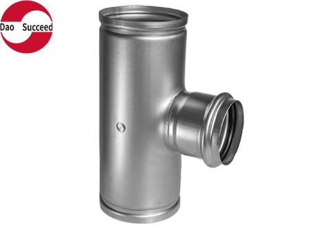 304 316L Stainless Steel Grooved Polish or Pickling Reducing Tee for Water Pipe System