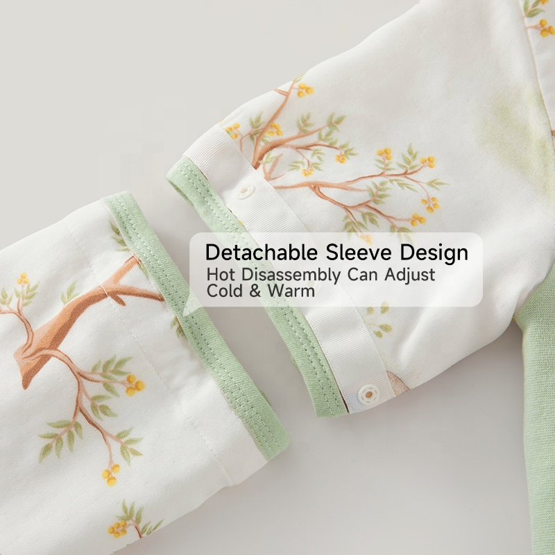Baby Sleep Sack 1.0 Tog Mulberry Silk Bamboo Cotton Toddler Sleeping Bag