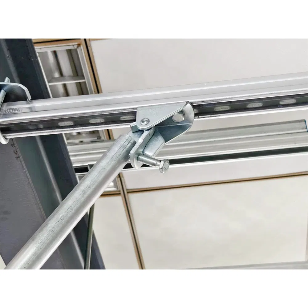 UL Certified Seismic Brace Anchor Base: Electro-Galvanized Sway Bracing System Connector