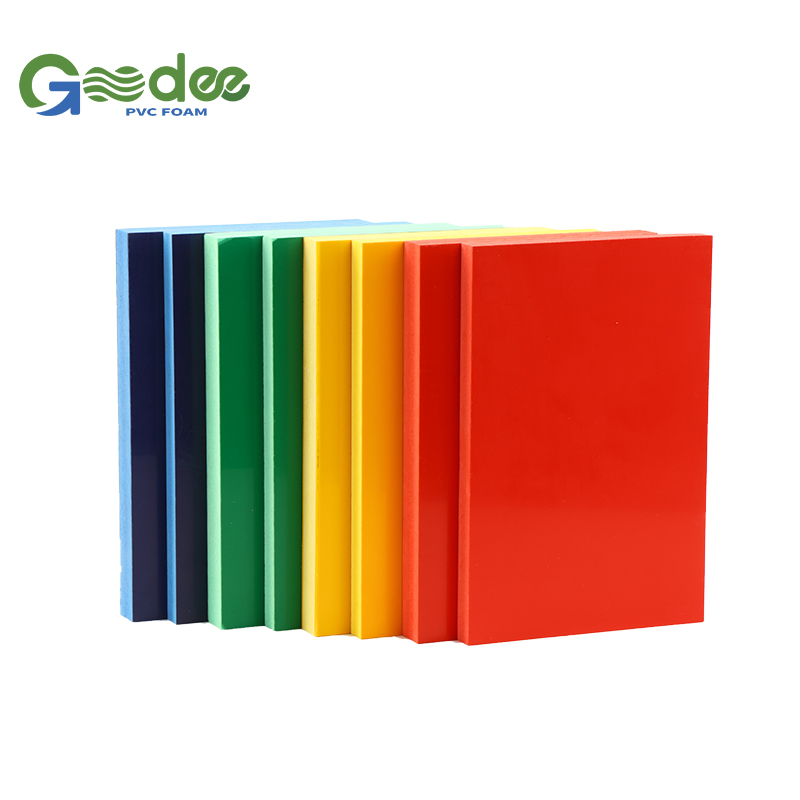 Customized Colored PVC Foam Board Pink 12mm PVC Foam Board for Kitchen Cabinet